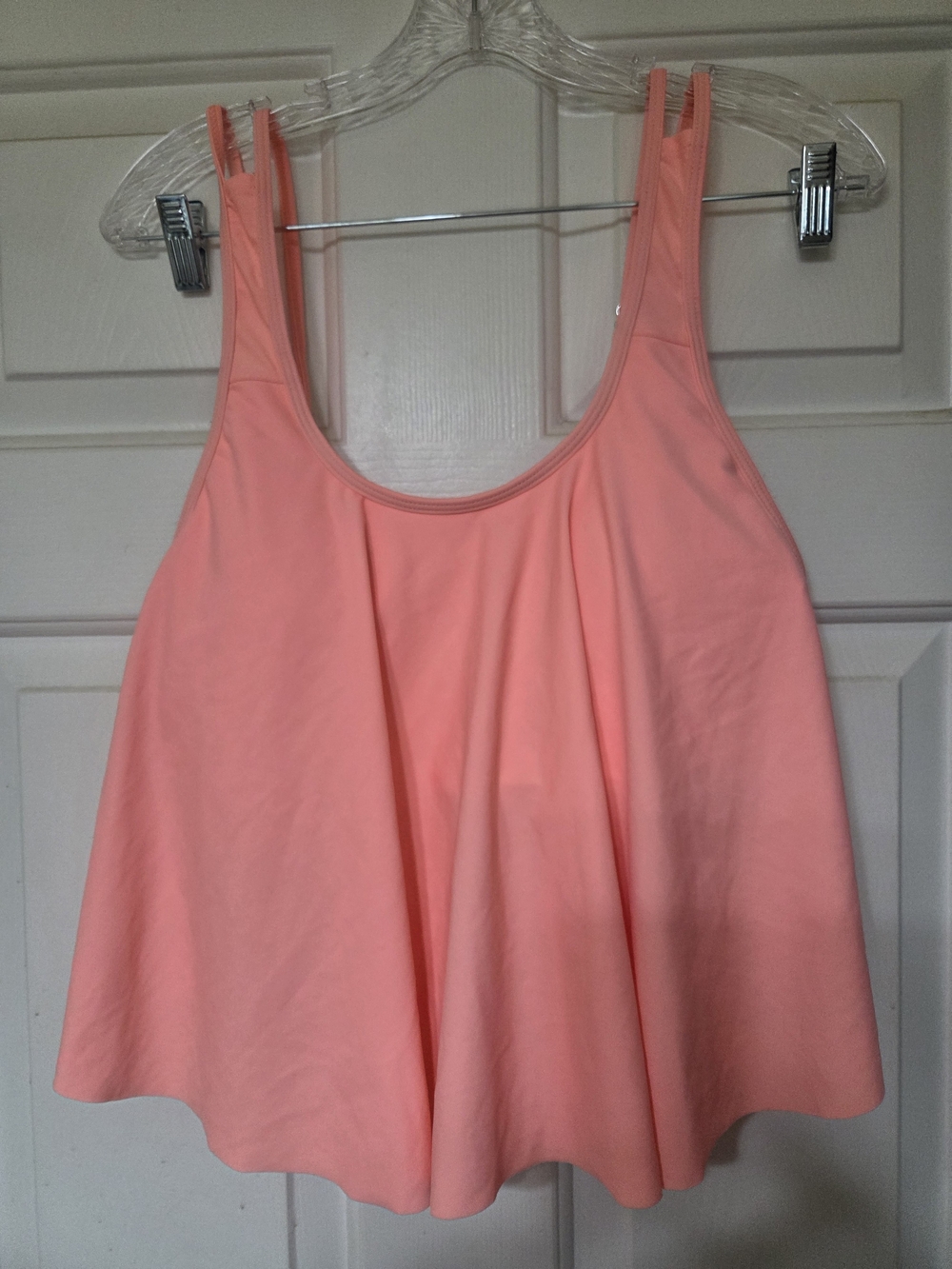 Bundle ❤️ 2 for $15, Flowy Scoop Neck Swim Tank in Coral